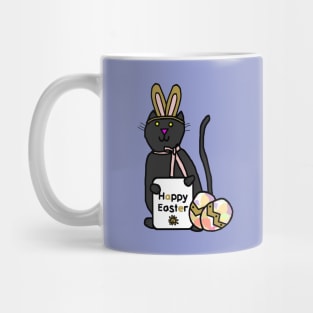 Happy Easter Bunny Ears Cat Mug